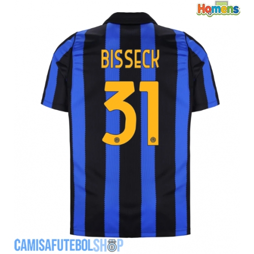 Camisa de time de futebol Inter Milan Yann Bisseck #31 Replicas 1º Equipamento 2026-27 Manga Curta